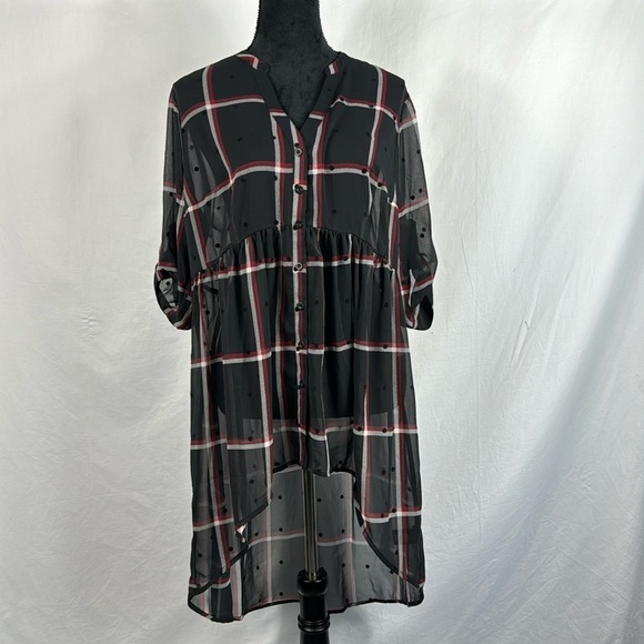 torrid Tops - NWT Torrid Button Down Babydoll Blouse